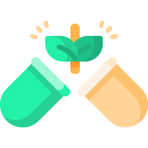 Herbal treatment Special Flat icon