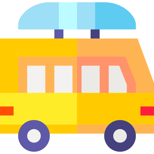 Camper Basic Straight Flat icon