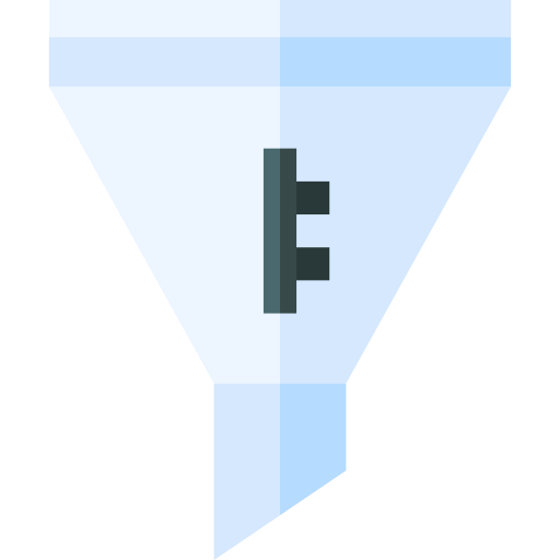 漏斗 Basic Straight Flat icon