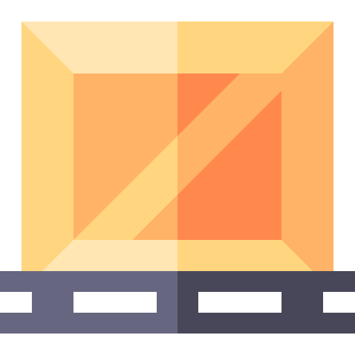 caja Basic Straight Flat icono