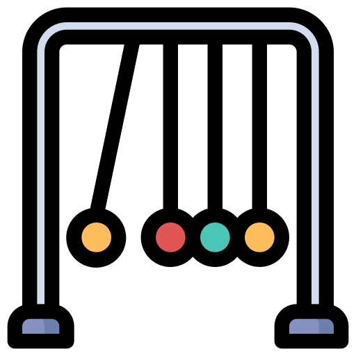 Newtons cradle Generic Outline Color icon