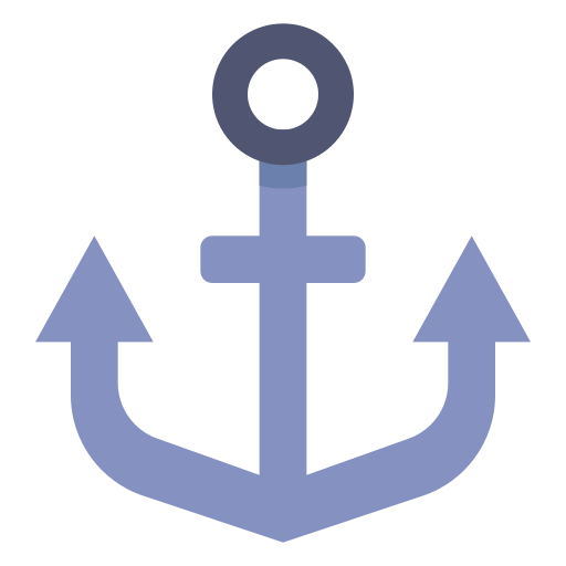 ancla de barco Generic Flat icono