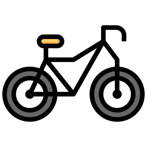 bicicleta Surang Lineal Color icono