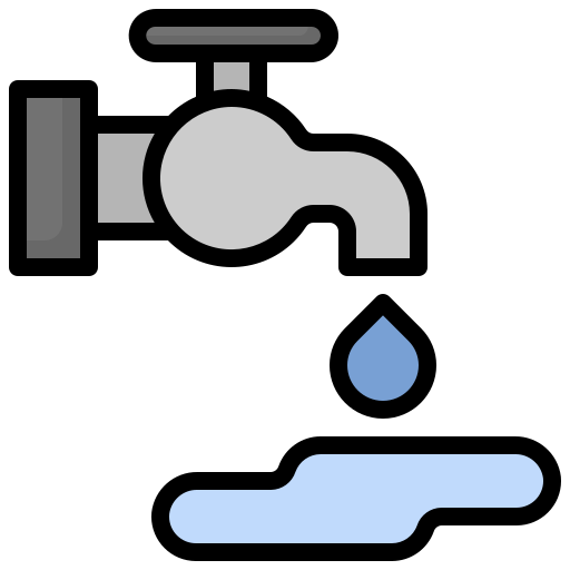agua limpia Surang Lineal Color icono
