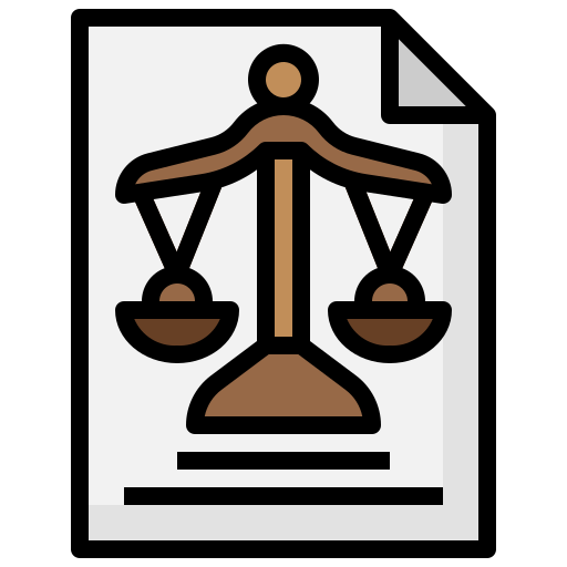 tribunal Surang Lineal Color icono