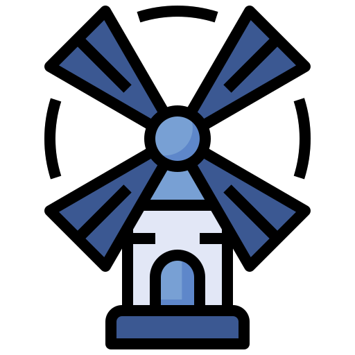 windmühle Surang Lineal Color icon