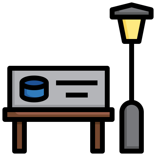 mesa de trabajo Surang Lineal Color icono