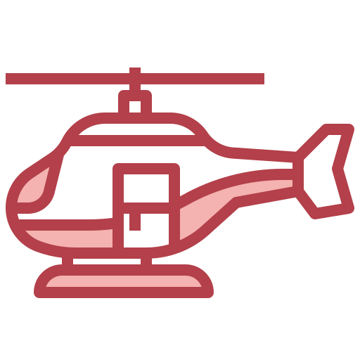 hélicoptère Surang Red Icône