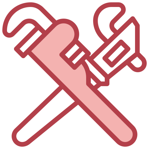 Pipe wrench Surang Red icon