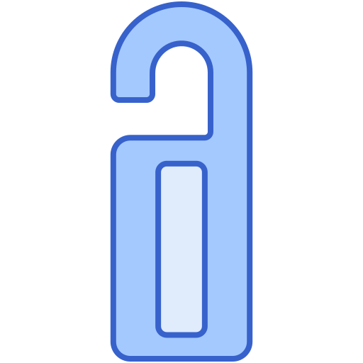 colgador de puerta Flaticons Lineal Color icono