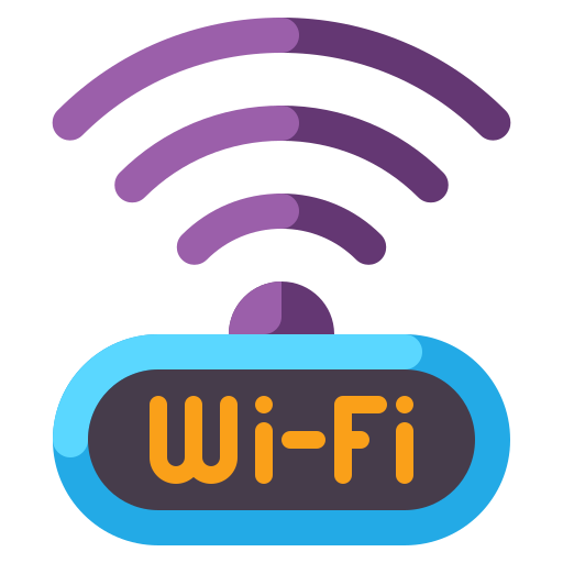 połączenie wifi Flaticons Flat ikona