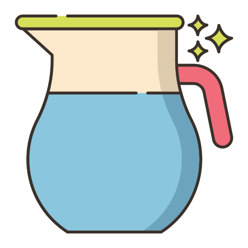 Milk jar Flaticons Lineal Color icon