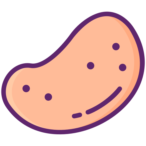 aardappel Flaticons Lineal Color icoon