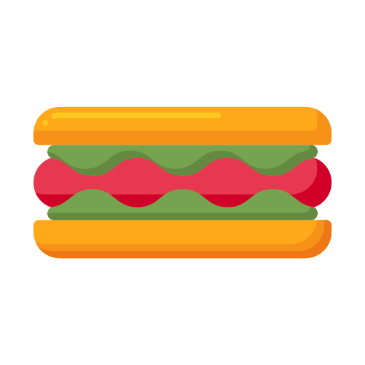 hot dog Flaticons Flat icono