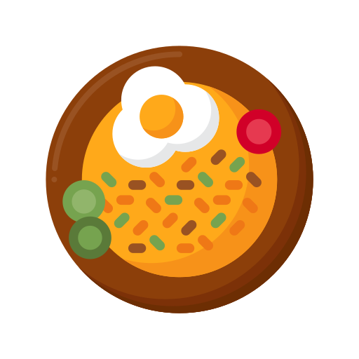 Fried rice Flaticons Flat icon