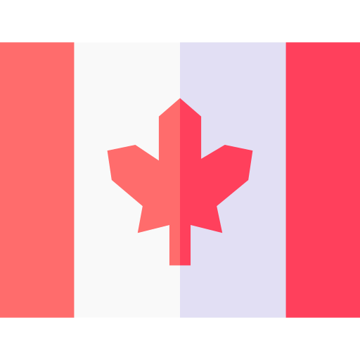 カナダ Basic Straight Flat icon