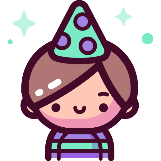 Birthday boy Special Candy Lineal color icon