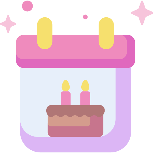 verjaardag Special Candy Flat icoon