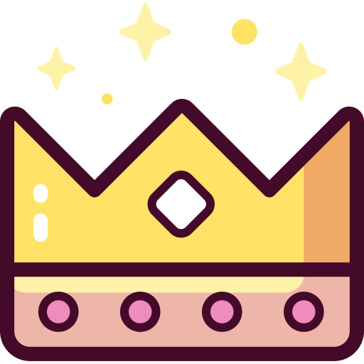 Crown Special Candy Lineal color icon