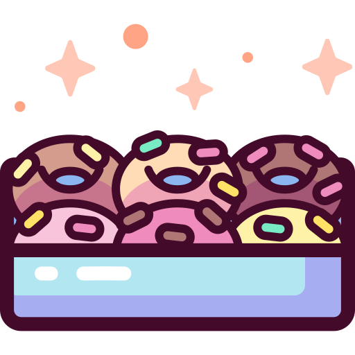 도넛 Special Candy Lineal color icon