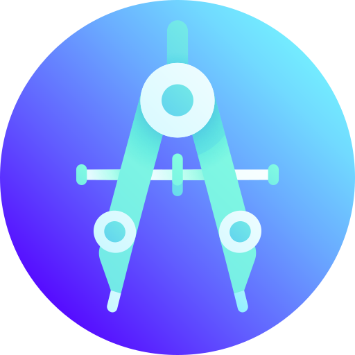 Compass Gradient Galaxy Gradient icon