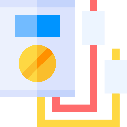 Voltmeter Basic Straight Flat icon