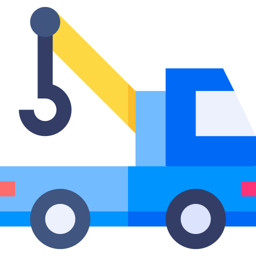 kranwagen Basic Straight Flat icon