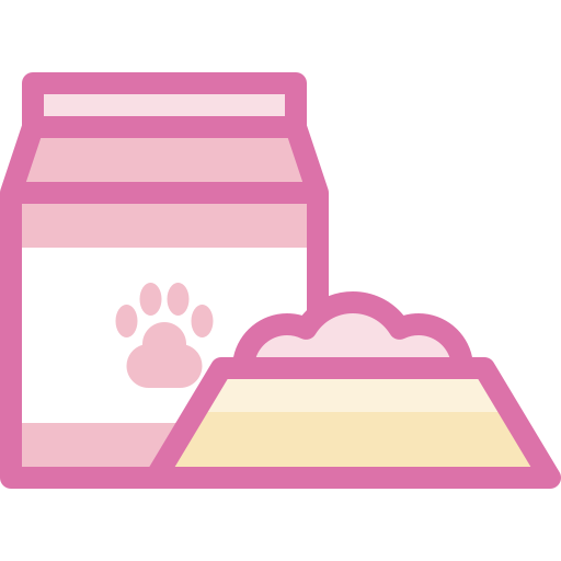 cibo per cani Detailed color Lineal color icona
