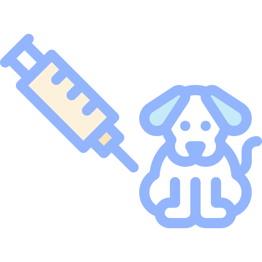 szczepionka Detailed color Lineal color ikona