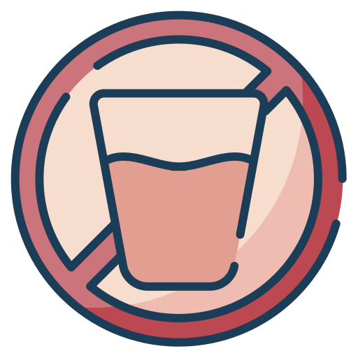No drinking Generic Outline Color icon
