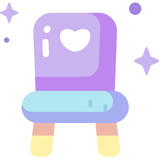 아기 의자 Special Candy Flat icon