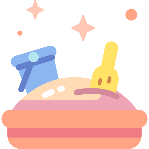 zandbak Special Candy Flat icoon