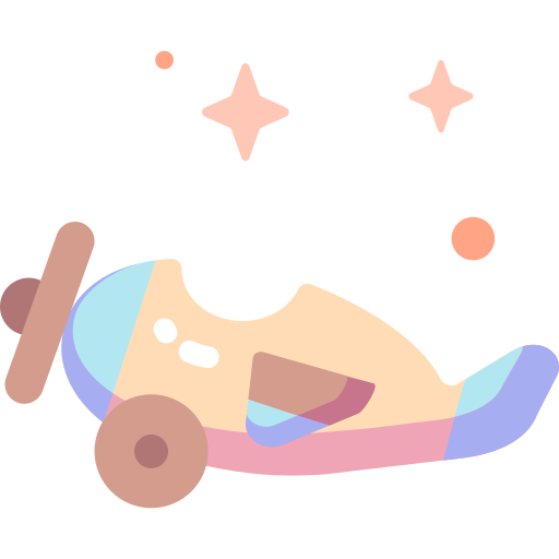 avión Special Candy Flat icono
