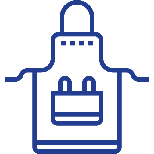 Apron Detailed bright Lineal icon