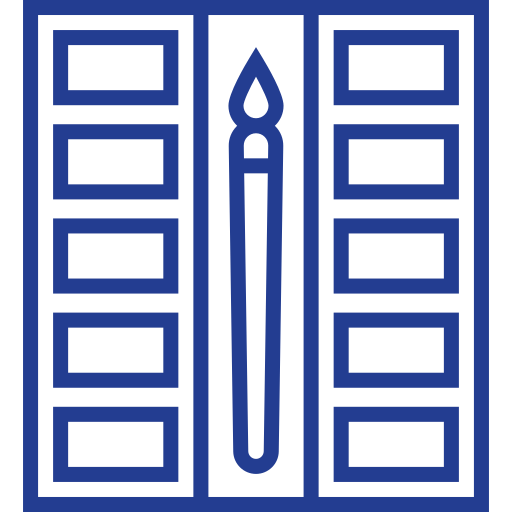 akwarela Detailed bright Lineal ikona