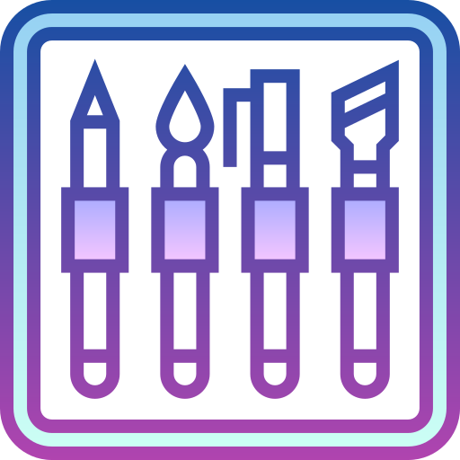 재봉 키트 Detailed bright Gradient icon