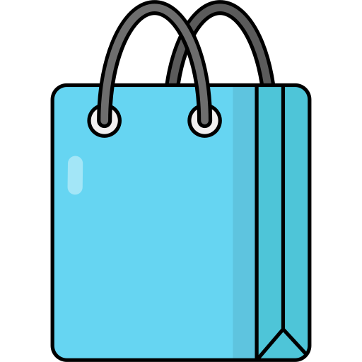 Shopping bag Generic Outline Color icon