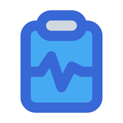 Clipboard Generic Blue icon