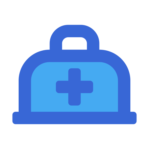 First aid bag Generic Blue icon