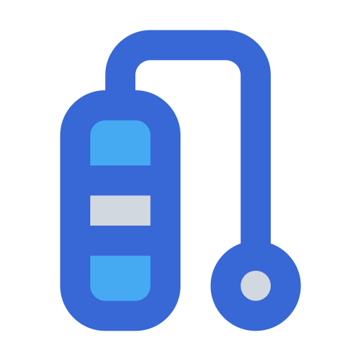 zuurstoftank Generic Blue icoon