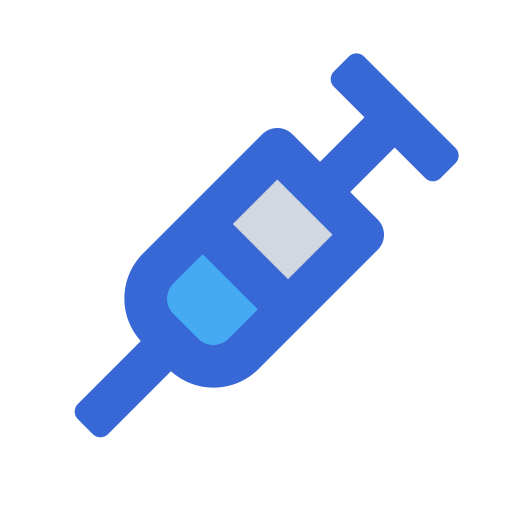 Syringe Generic Blue icon