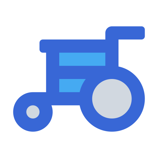 Wheel chair Generic Blue icon