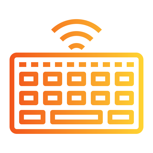 computer tastatur Generic Gradient icon