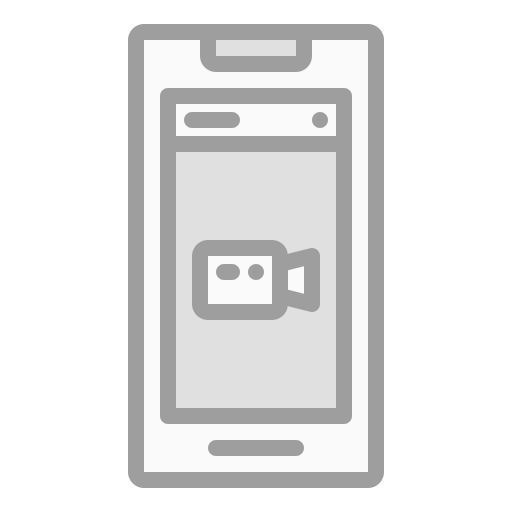 Video call Generic Grey icon