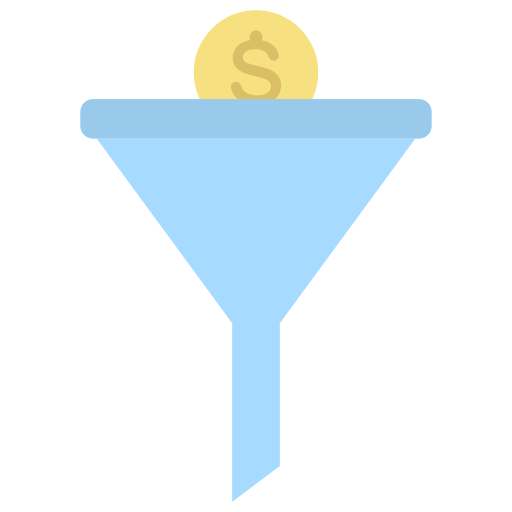 Sales funnel Generic Flat icon