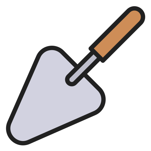 Trowel Generic Outline Color icon