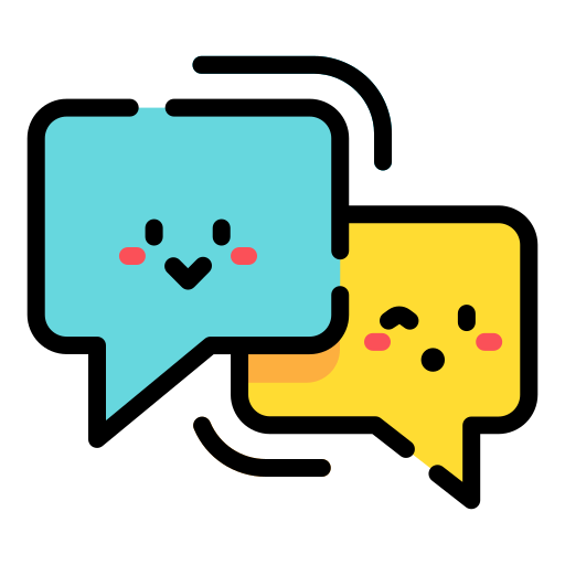 Chat bubbles Generic Outline Color icon