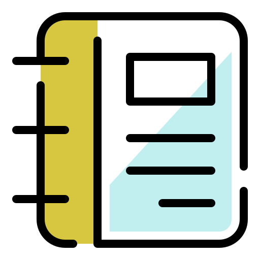 notizbuch Generic Outline Color icon