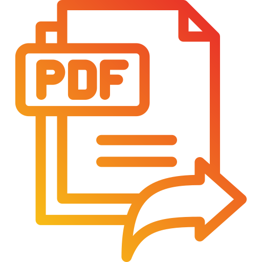 pdf Generic Gradient icon