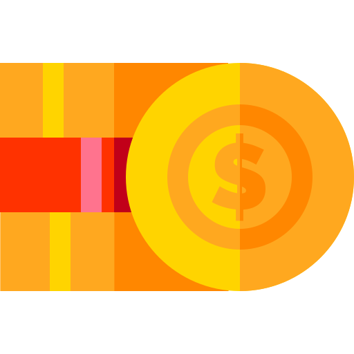 monedas Basic Straight Flat icono
